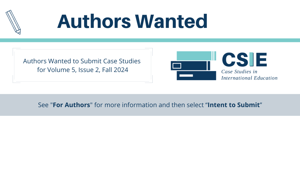 Authors Wanted for Fall 2023